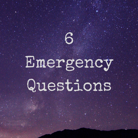 6 Emergency Questions Psychic Reading