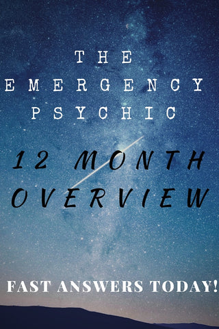 12 Month Psychic Reading FAST Answers within 48 hours!